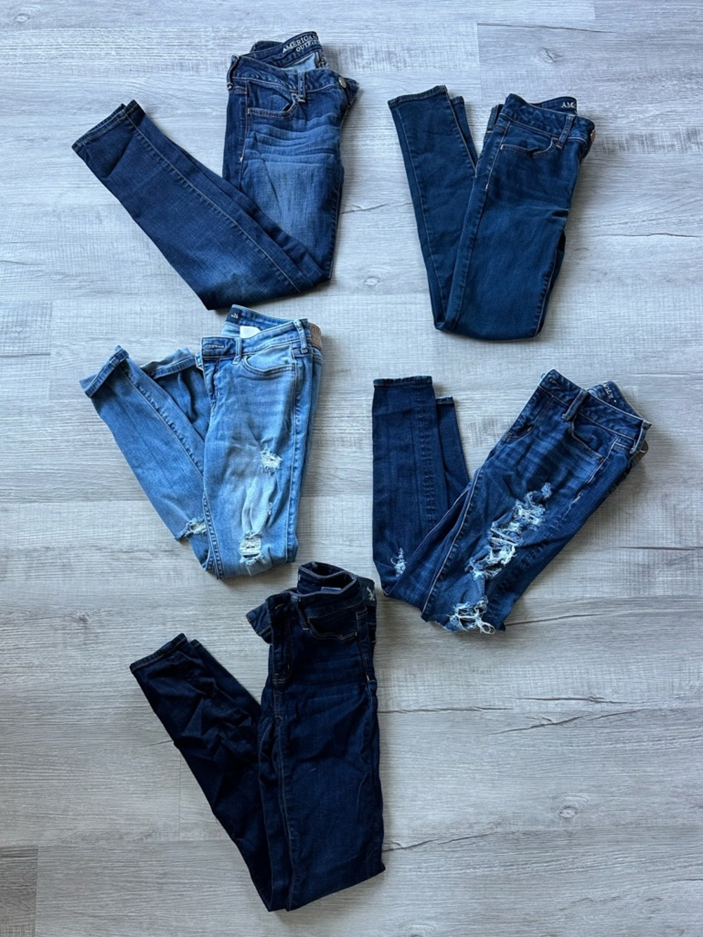 American Eagle Outfitters Women’s Skinny Jeans - Various Blue Washes